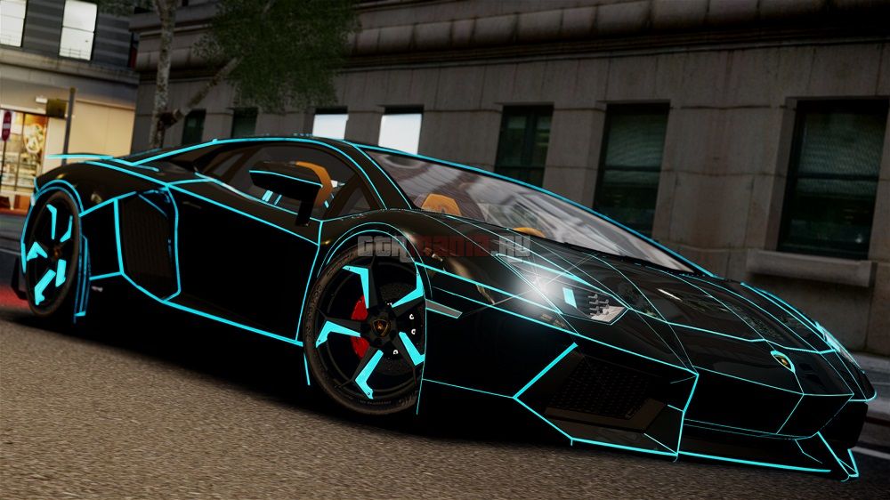 Lamborghini Aventador TRON Edition - Транспорт - GTA IV - Каталог.